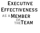 Executive Effectiveness as a Member of the Team